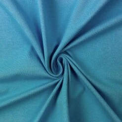 European Cotton Elastane Jersey, Solid, Oeko-Tex, Ocean Blue