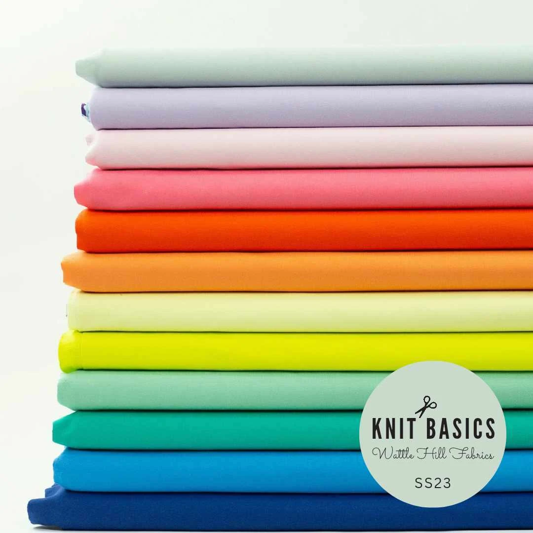 European Cotton Elastane Jersey, Solid, Oeko-Tex, Mint Tea 2 European Cotton Elastane Jersey, Solid, Oeko-Tex, Mint Tea - Image 2