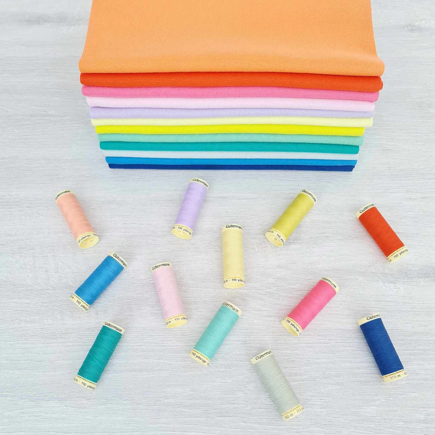 European Cotton Elastane Jersey, Solid, Oeko-Tex, Mint Tea 4 European Cotton Elastane Jersey, Solid, Oeko-Tex, Mint Tea - Image 4