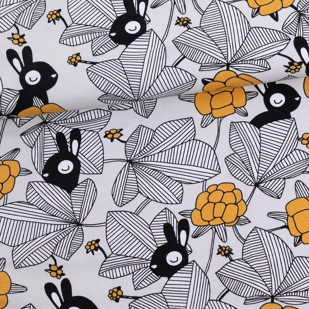 PaaPii Design, GOTS Organic Jersey, Hilda Sand Ochre 1 PaaPii Design, GOTS Organic Jersey, Hilda Sand Ochre