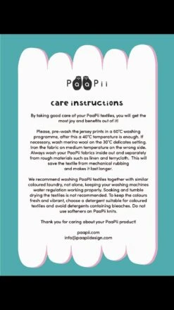 PaaPii Design, GOTS Organic Jersey, Chanterelle Soft Pink Ochre -Tailor Supplies Sales 2024 8992 3