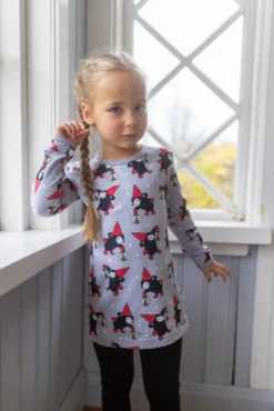 PaaPii Design, GOTS Organic Jersey, Elf Grey Red -Tailor Supplies Sales 2024 9010 1