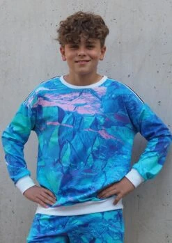 European Cotton Elastane Jersey, Oeko Tex, Opal Ocean Blue -Tailor Supplies Sales 2024 9032 5