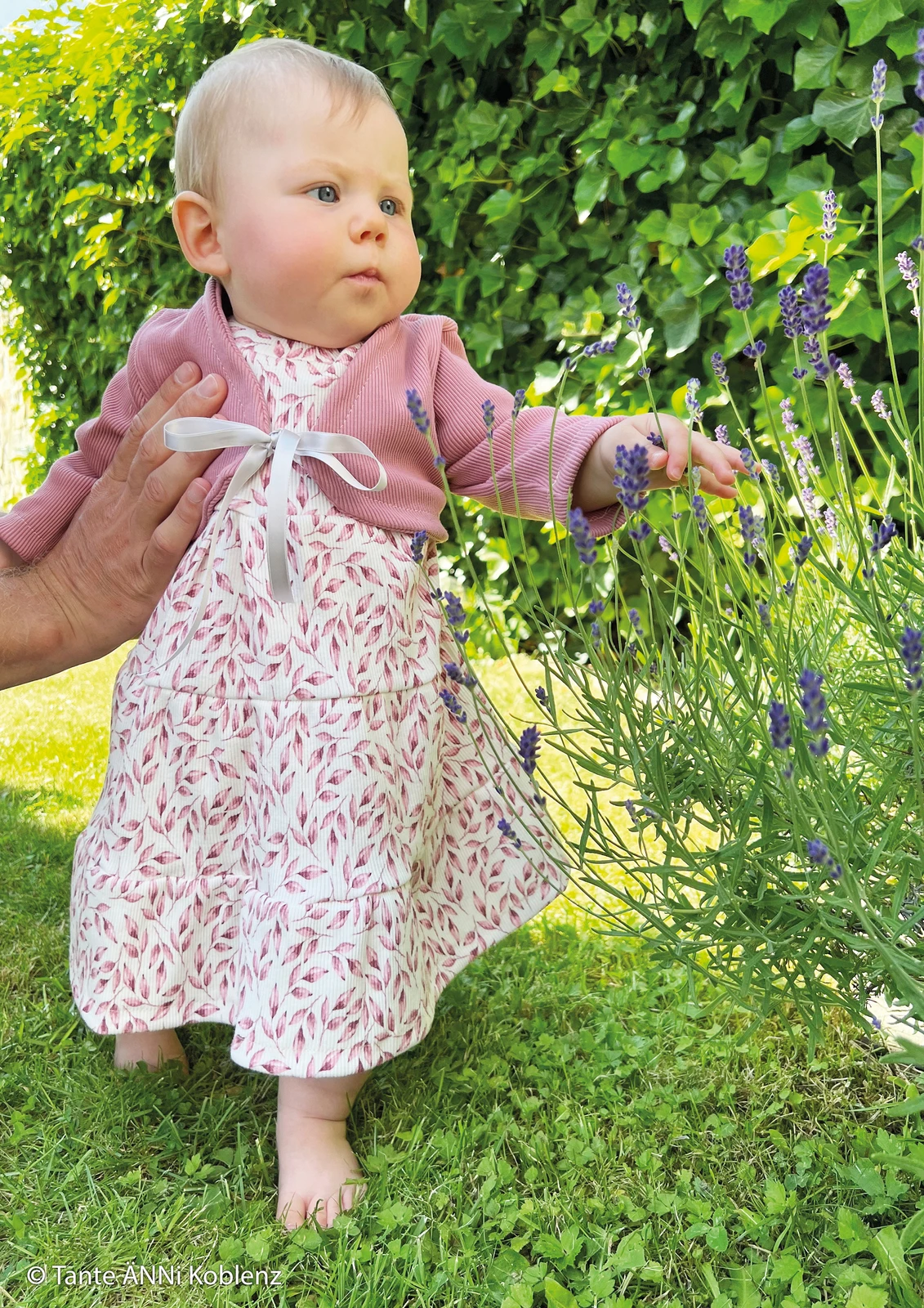 European Fine Ribbed Jersey Knit, Oeko-Tex, Petals Rose 7 European Fine Ribbed Jersey Knit, Oeko-Tex, Petals Rose - Image 7