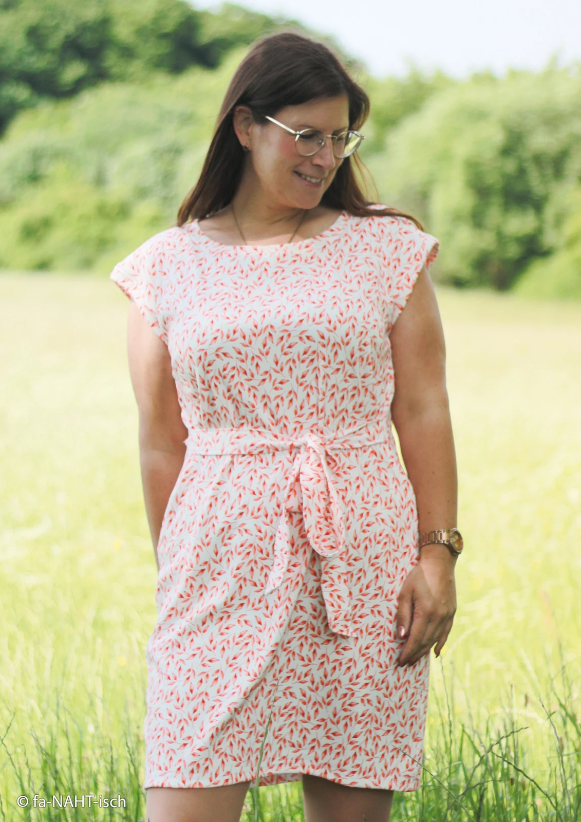 European Fine Ribbed Jersey Knit, Oeko-Tex, Petals Peach 6 European Fine Ribbed Jersey Knit, Oeko-Tex, Petals Peach - Image 6