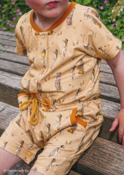 European Cotton Elastane Jersey, Oeko Tex, Meerkats -Tailor Supplies Sales 2024 9091 4