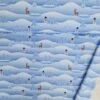 European Cotton Elastane Jersey, Oeko Tex, Winterland Cornflour Blue