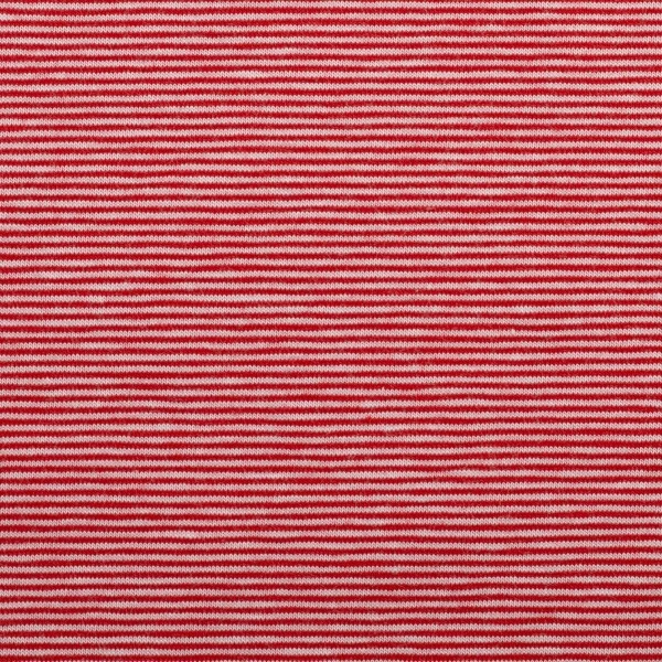 European Cotton Elastane Jersey, Oeko-Tex, 1mm Stripes Red/White 3 European Cotton Elastane Jersey, Oeko-Tex, 1mm Stripes Red/White - Image 3