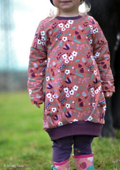 *2 PIECE BUNDLE* European Knit, Oeko-Tex French Terry, Meadow Clay & Eggplant Ribbing -Tailor Supplies Sales 2024 9265 2