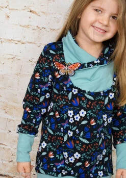 *2 PIECE BUNDLE* European Knit, Oeko-Tex French Terry, Meadow Clay & Eggplant Ribbing -Tailor Supplies Sales 2024 9265 3