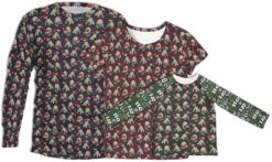 European Cotton Elastane Jersey, Oeko-Tex, Xmas Pugs Dark Olive -Tailor Supplies Sales 2024 9297 5