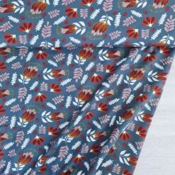 *2 PIECE BUNDLE* European Knit, Oeko-Tex French Terry, Floral Dark Steel Blue & Rose Ribbing 7 *2 PIECE BUNDLE* European Knit, Oeko-Tex French Terry, Floral Dark Steel Blue & Rose Ribbing -Tailor Supplies Sales 2024 9298 2