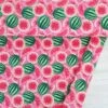 *REMNANT 98cm* European Cotton Elastane Jersey, Oeko Tex, Pink Watermelons