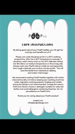 *REMNANT 42cm* PaaPii Design, GOTS Organic Jersey Solid, Red -Tailor Supplies Sales 2024 9347 3